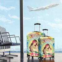 Hawaii Mother's Day Luggage Cover I Love You Mom