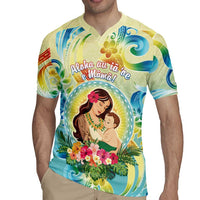 Personalised Hawaii Mother's Day Rugby Jersey I Love You Mom