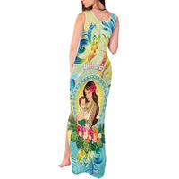 Personalised Hawaii Mother's Day Tank Maxi Dress I Love You Mom