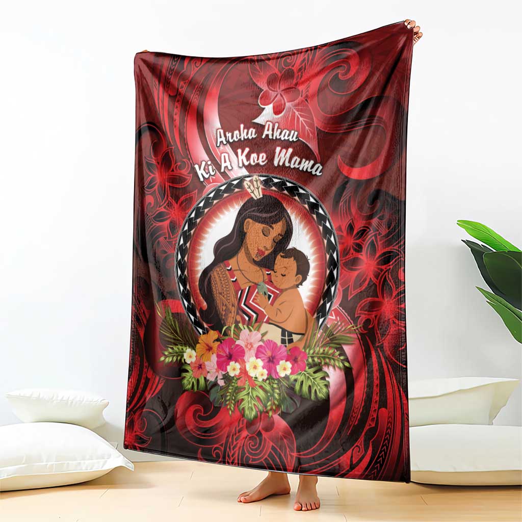 New Zealand Mother's Day Blanket I Love You Mom