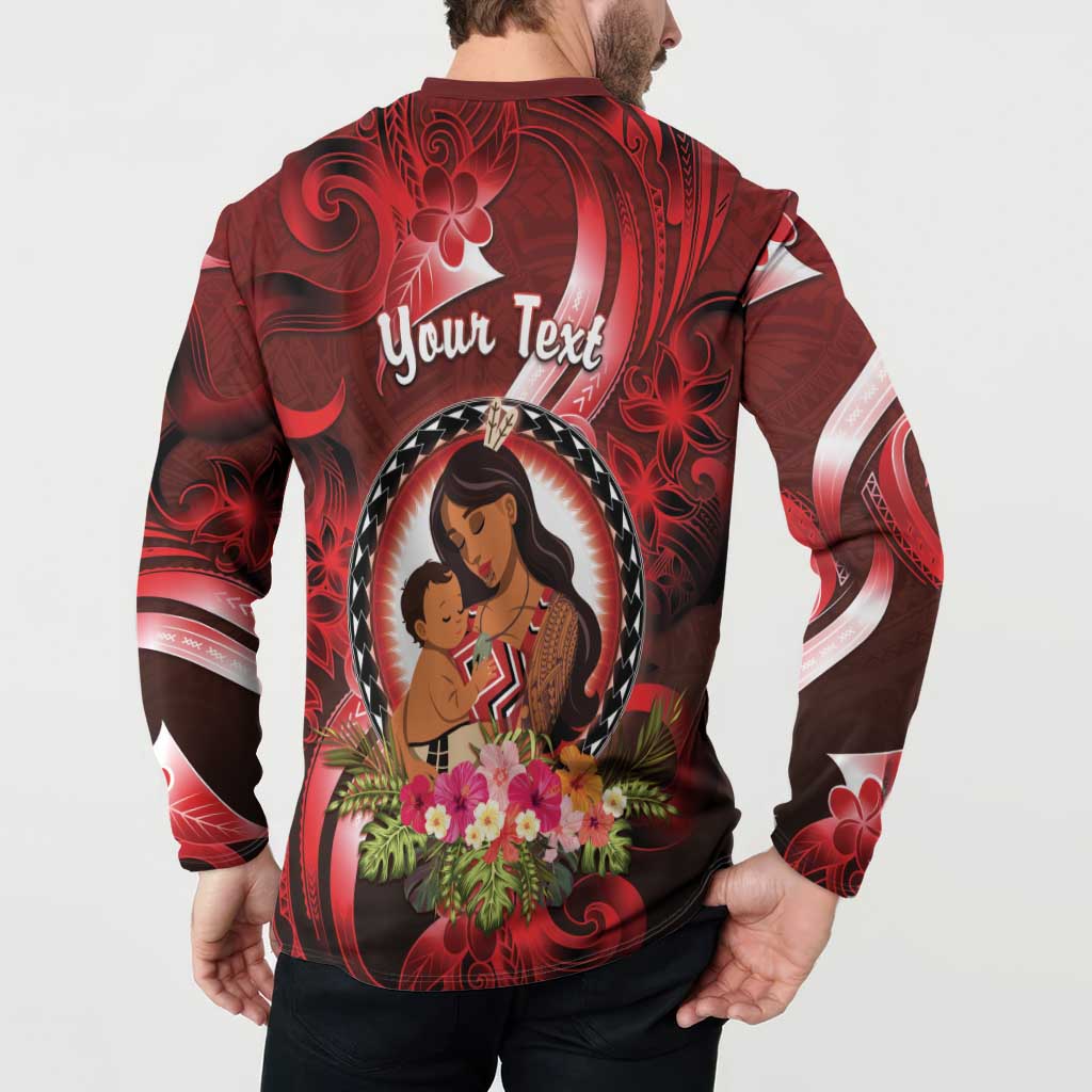 Personalised New Zealand Mother's Day Button Sweatshirt I Love You Mom