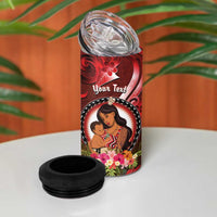 Personalised New Zealand Mother's Day 4 in 1 Can Cooler Tumbler I Love You Mom