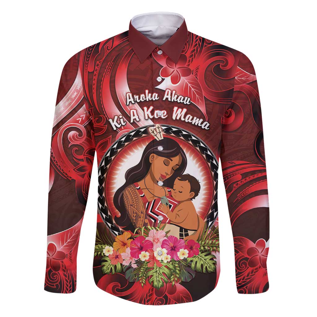 Personalised New Zealand Mother's Day Family Matching Mermaid Dress and Hawaiian Shirt I Love You Mom