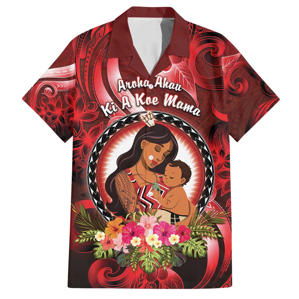 Personalised New Zealand Mother's Day Family Matching Summer Maxi Dress and Hawaiian Shirt I Love You Mom