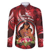 Personalised New Zealand Mother's Day Family Matching Summer Maxi Dress and Hawaiian Shirt I Love You Mom
