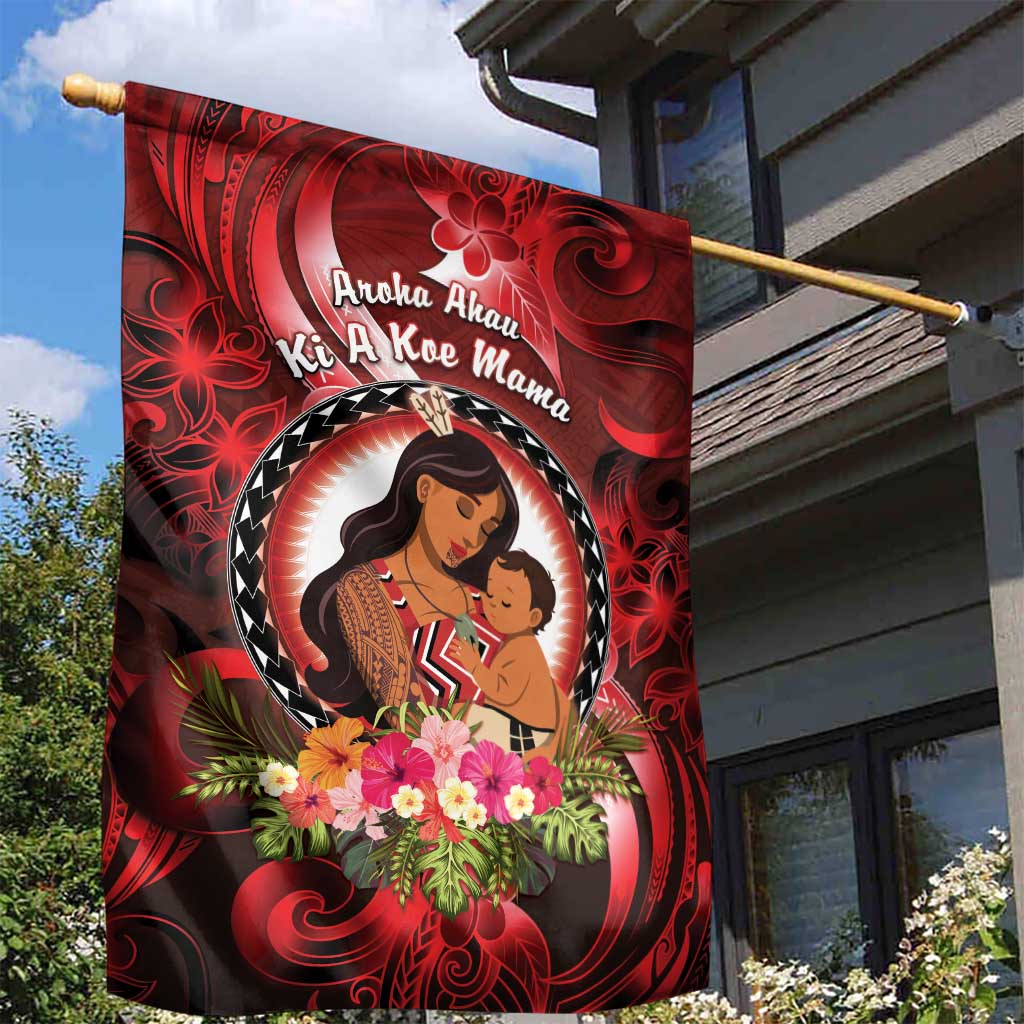 New Zealand Mother's Day Garden Flag I Love You Mom