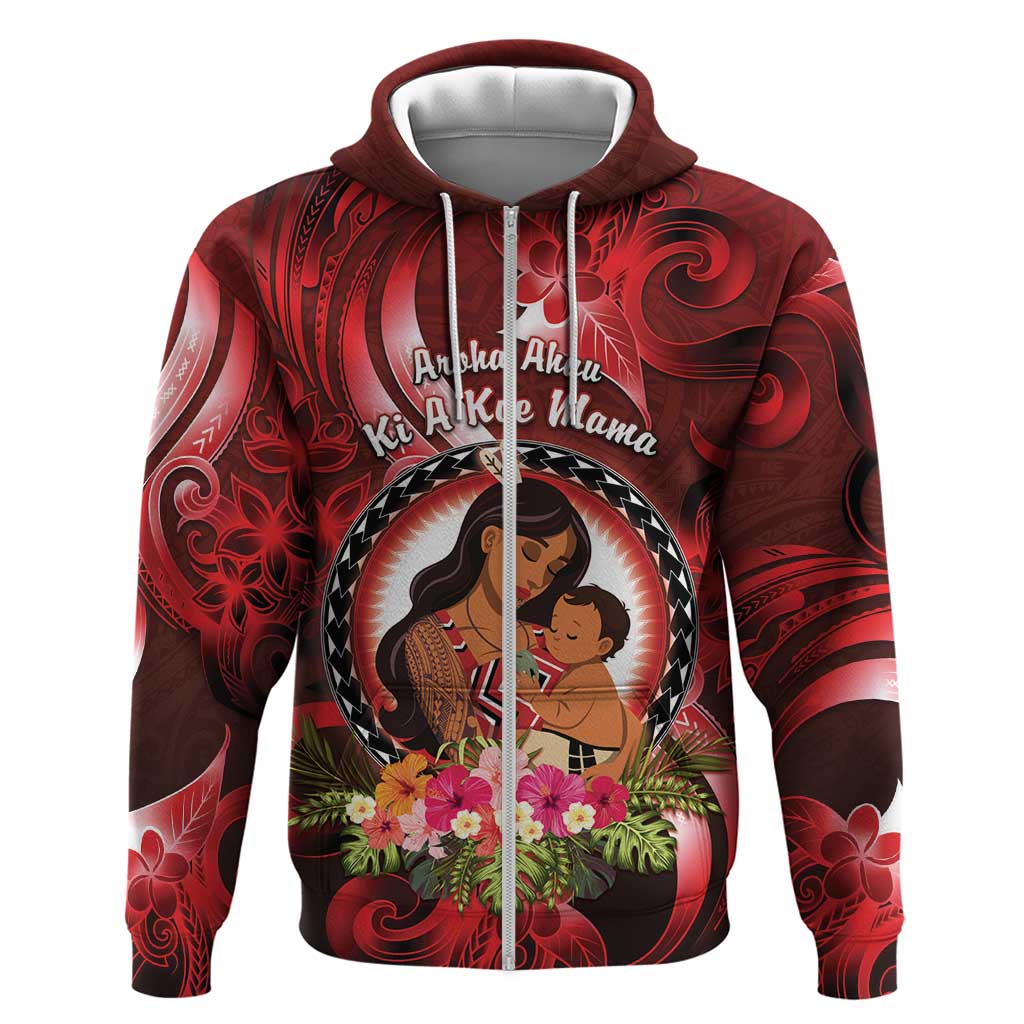 Personalised New Zealand Mother's Day Hoodie I Love You Mom