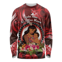Personalised New Zealand Mother's Day Long Sleeve Shirt I Love You Mom