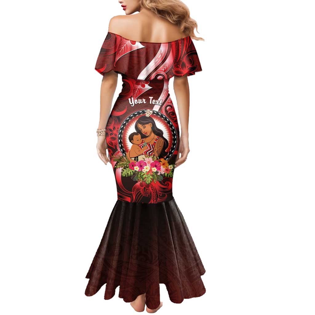 Personalised New Zealand Mother's Day Mermaid Dress I Love You Mom DT04 - Polynesian Pride