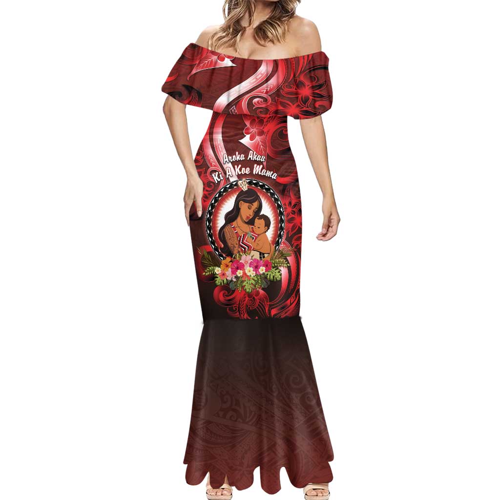 Personalised New Zealand Mother's Day Mermaid Dress I Love You Mom DT04 - Polynesian Pride