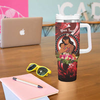 Personalised New Zealand Mother's Day Tumbler With Handle I Love You Mom