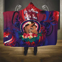 Samoa Mother's Day Hooded Blanket I Love You Mom