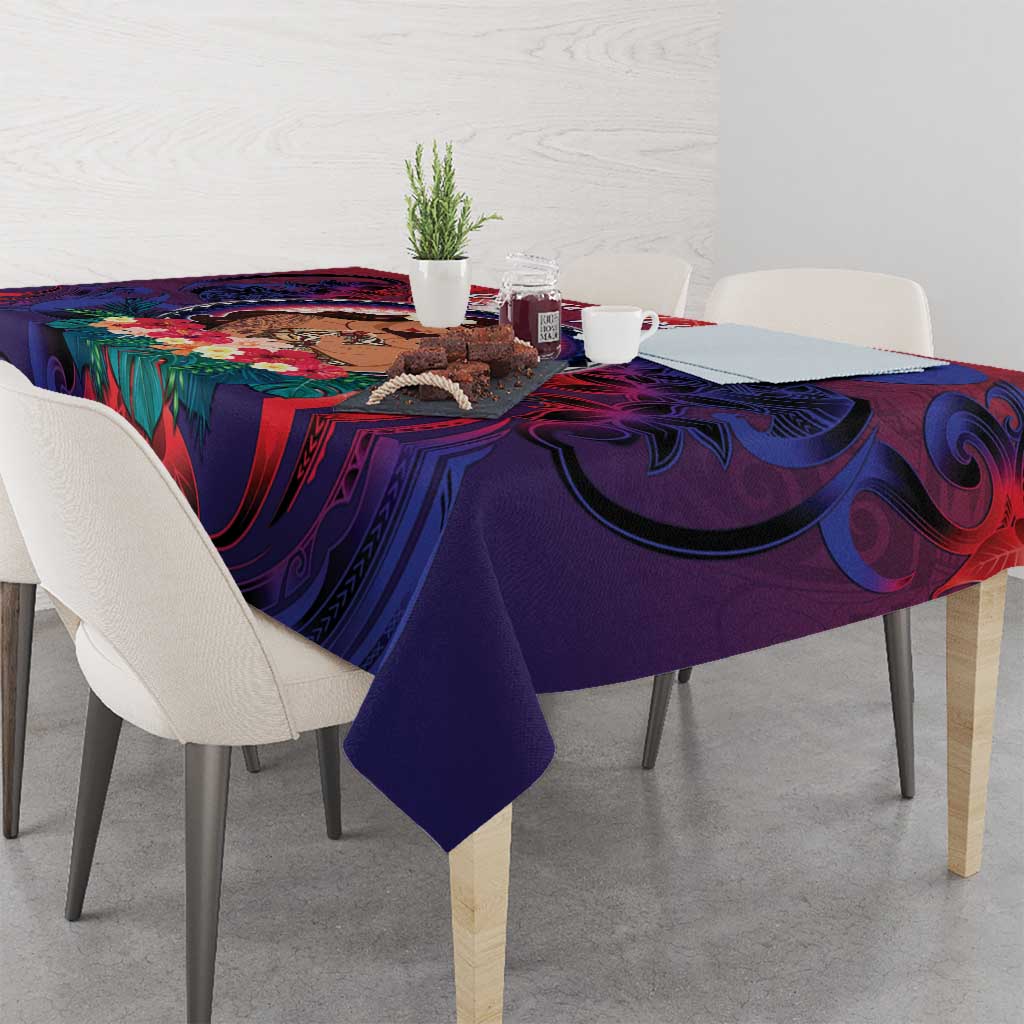 Samoa Mother's Day Tablecloth I Love You Mom