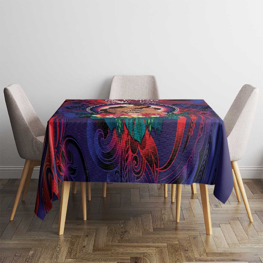 Samoa Mother's Day Tablecloth I Love You Mom