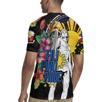 Filipinos Lapu-Lapu Hero Philippines Rugby Jersey Hibiscus Flowers Style