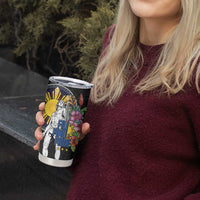 Filipinos Lapu-Lapu Hero Philippines Tumbler Cup Hibiscus Flowers Style