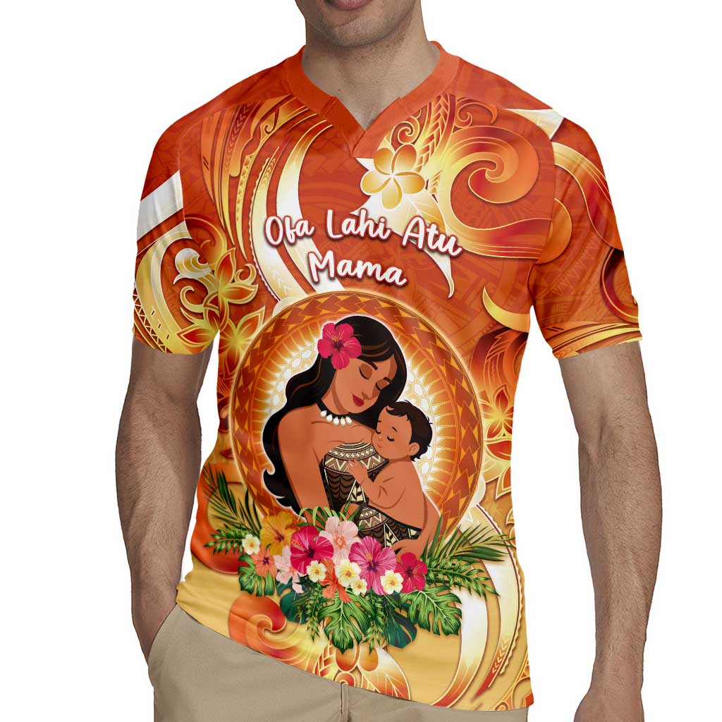 Personalised Tonga Mother's Day Rugby Jersey I Love You Mom