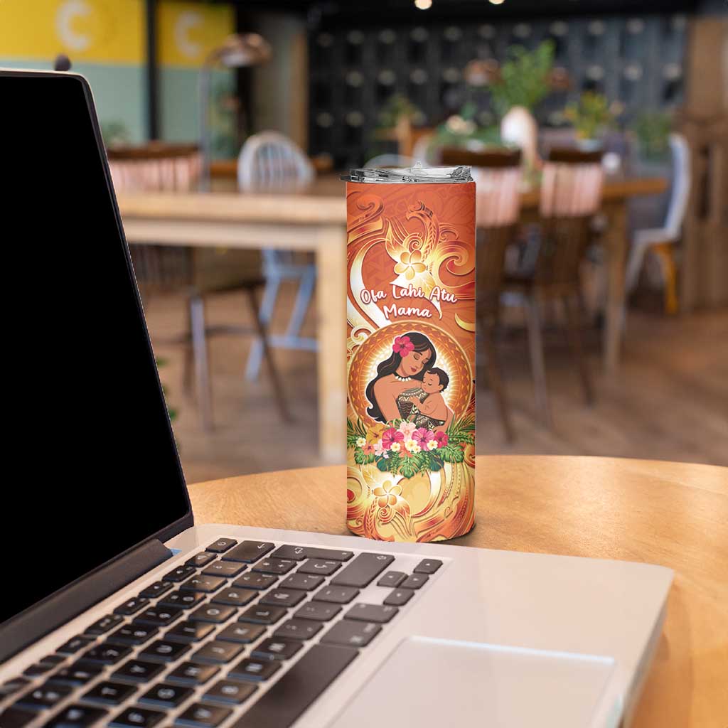 Personalised Tonga Mother's Day Skinny Tumbler I Love You Mom