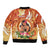 Personalised Tonga Mother's Day Sleeve Zip Bomber Jacket I Love You Mom
