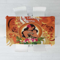 Tonga Mother's Day Tablecloth I Love You Mom
