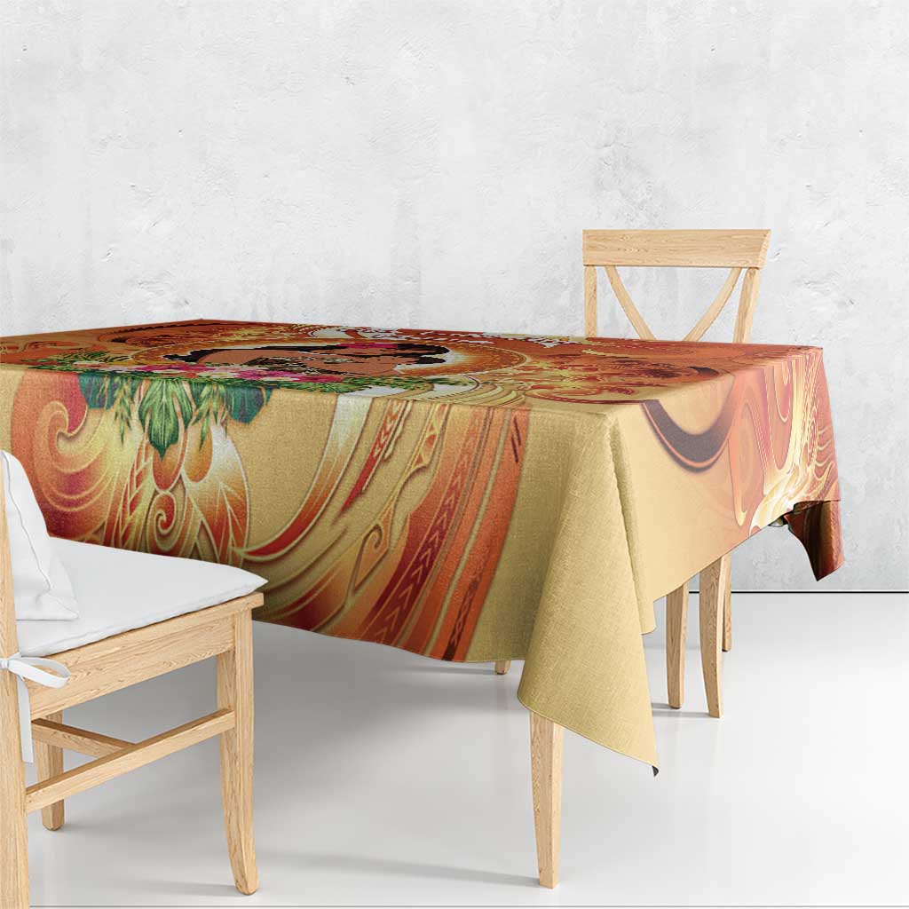 Tonga Mother's Day Tablecloth I Love You Mom