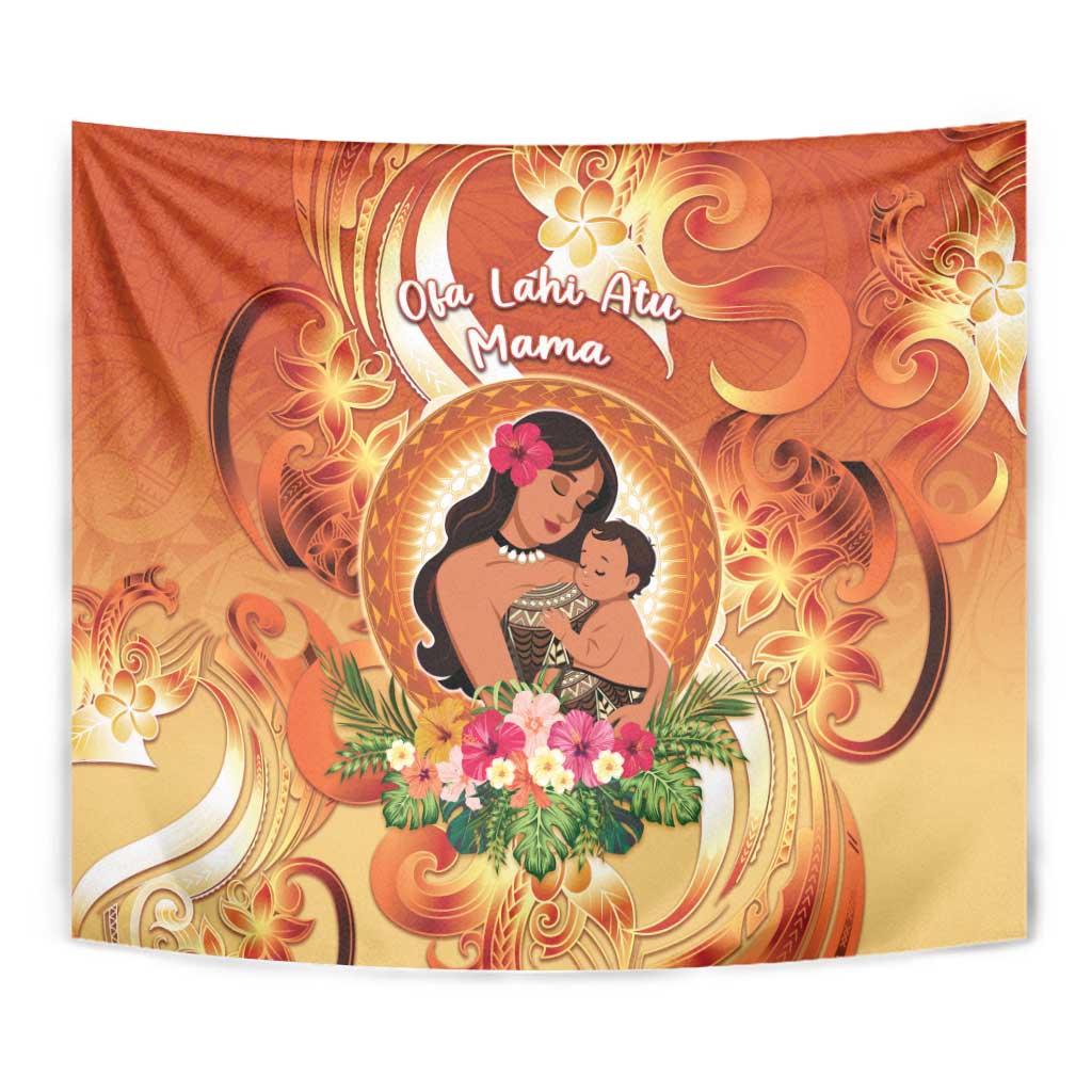 Tonga Mother's Day Tapestry I Love You Mom