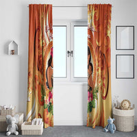 Tonga Mother's Day Window Curtain I Love You Mom