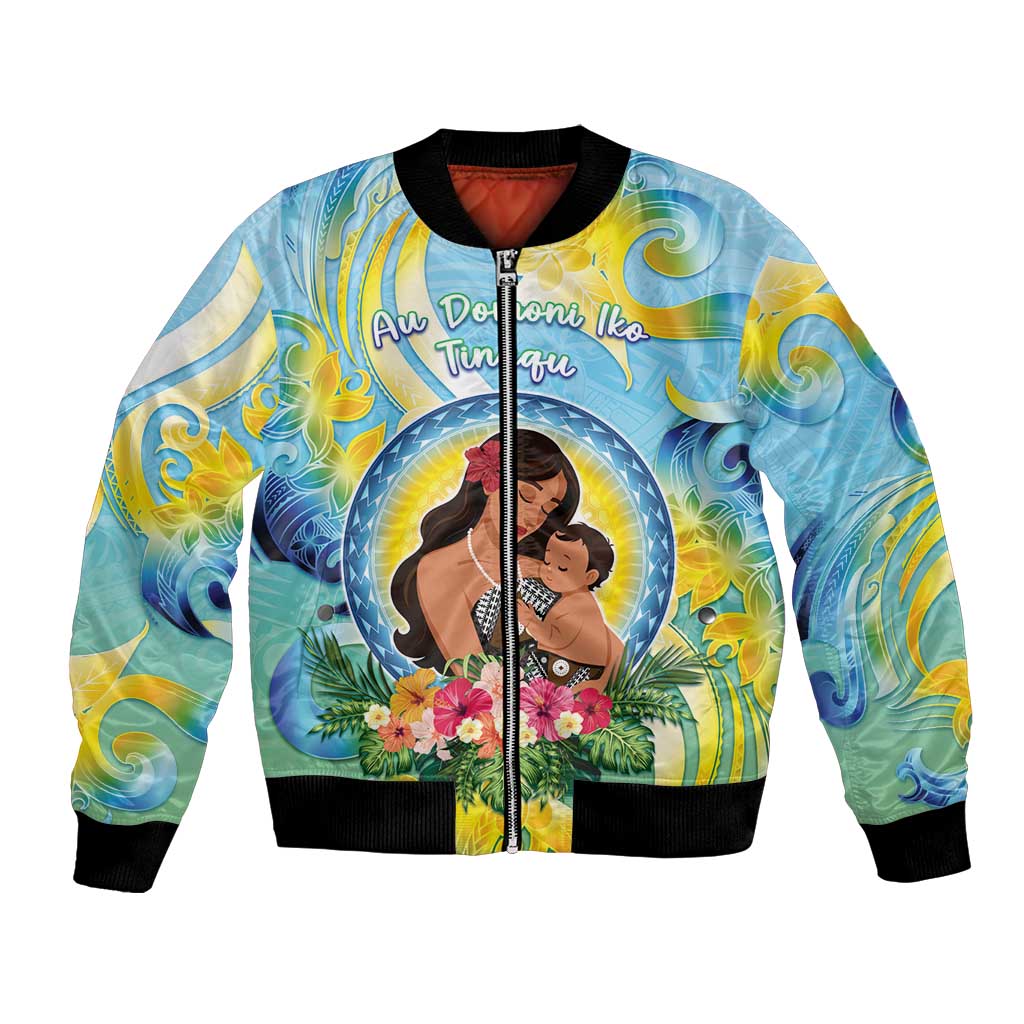 Personalised Fiji Mother's Day Bomber Jacket I Love You Mom