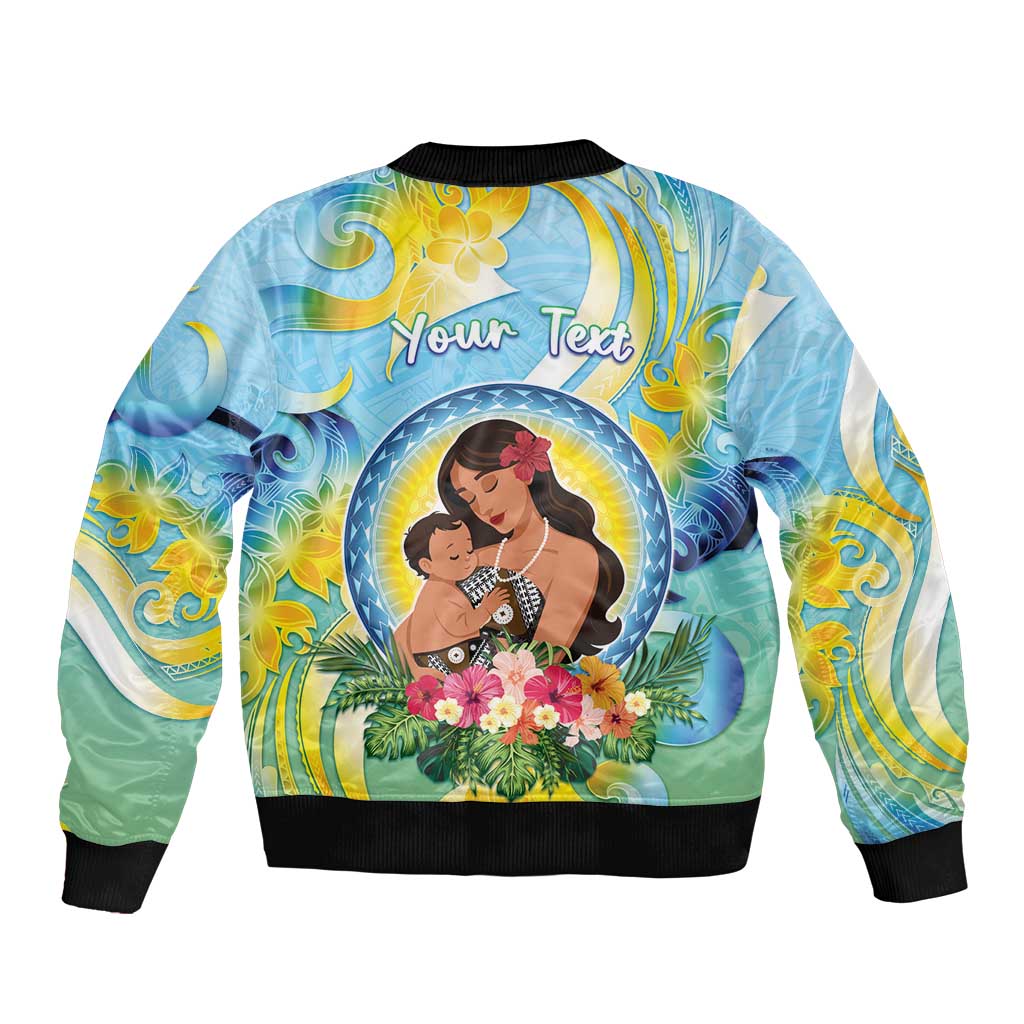 Personalised Fiji Mother's Day Bomber Jacket I Love You Mom