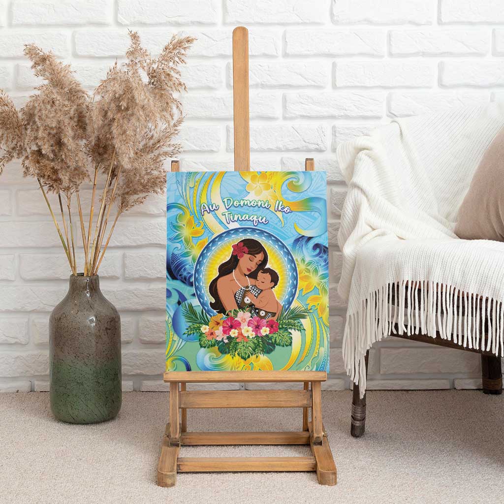 Fiji Mother's Day Canvas Wall Art I Love You Mom