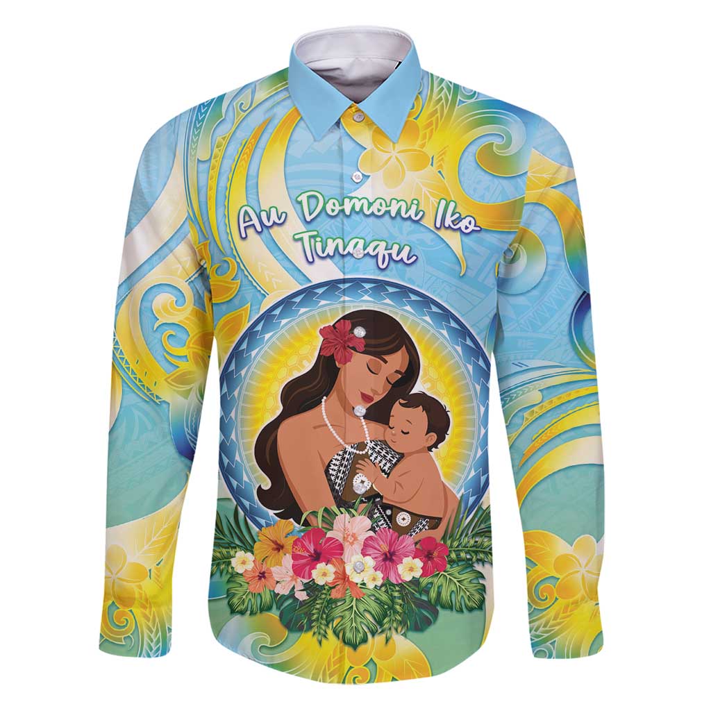 Personalised Fiji Mother's Day Family Matching Puletasi and Hawaiian Shirt I Love You Mom