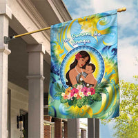 Fiji Mother's Day Garden Flag I Love You Mom