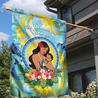Fiji Mother's Day Garden Flag I Love You Mom