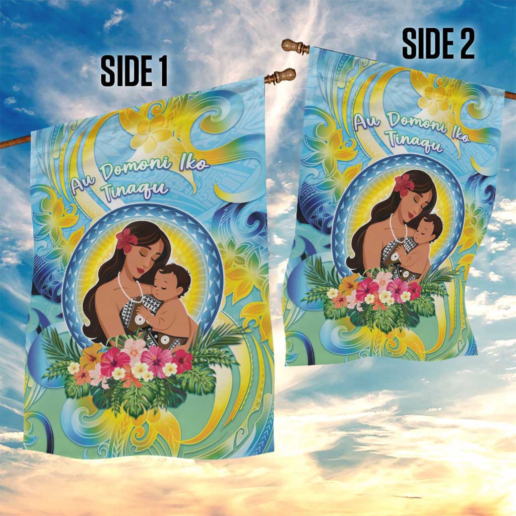 Fiji Mother's Day Garden Flag I Love You Mom