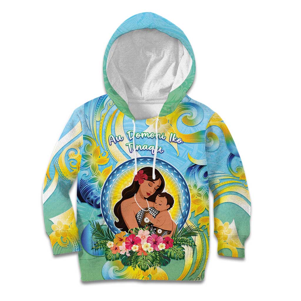 Personalised Fiji Mother's Day Kid Hoodie I Love You Mom