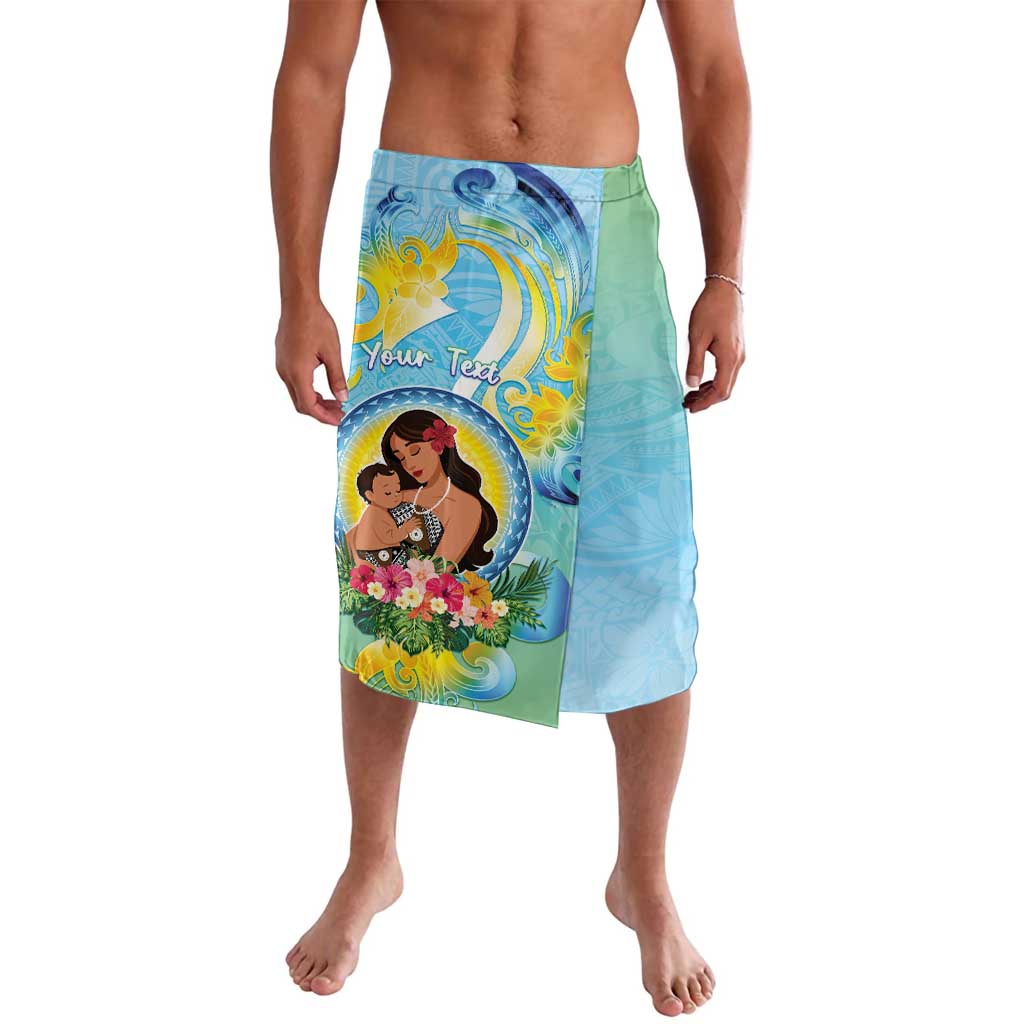 Personalised Fiji Mother's Day Lavalava I Love You Mom