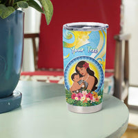 Personalised Fiji Mother's Day Tumbler Cup I Love You Mom