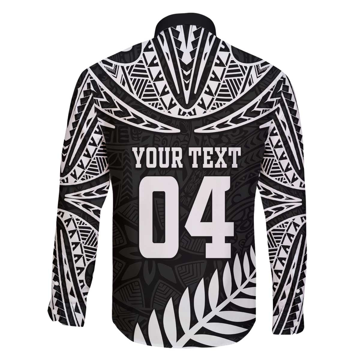 Custom New Zealand Rugby Family Matching Off The Shoulder Long Sleeve Dress and Hawaiian Shirt Silver Fern Maori Pattern