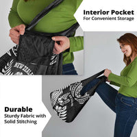 New Zealand Rugby Grocery Bag Silver Fern Maori Pattern