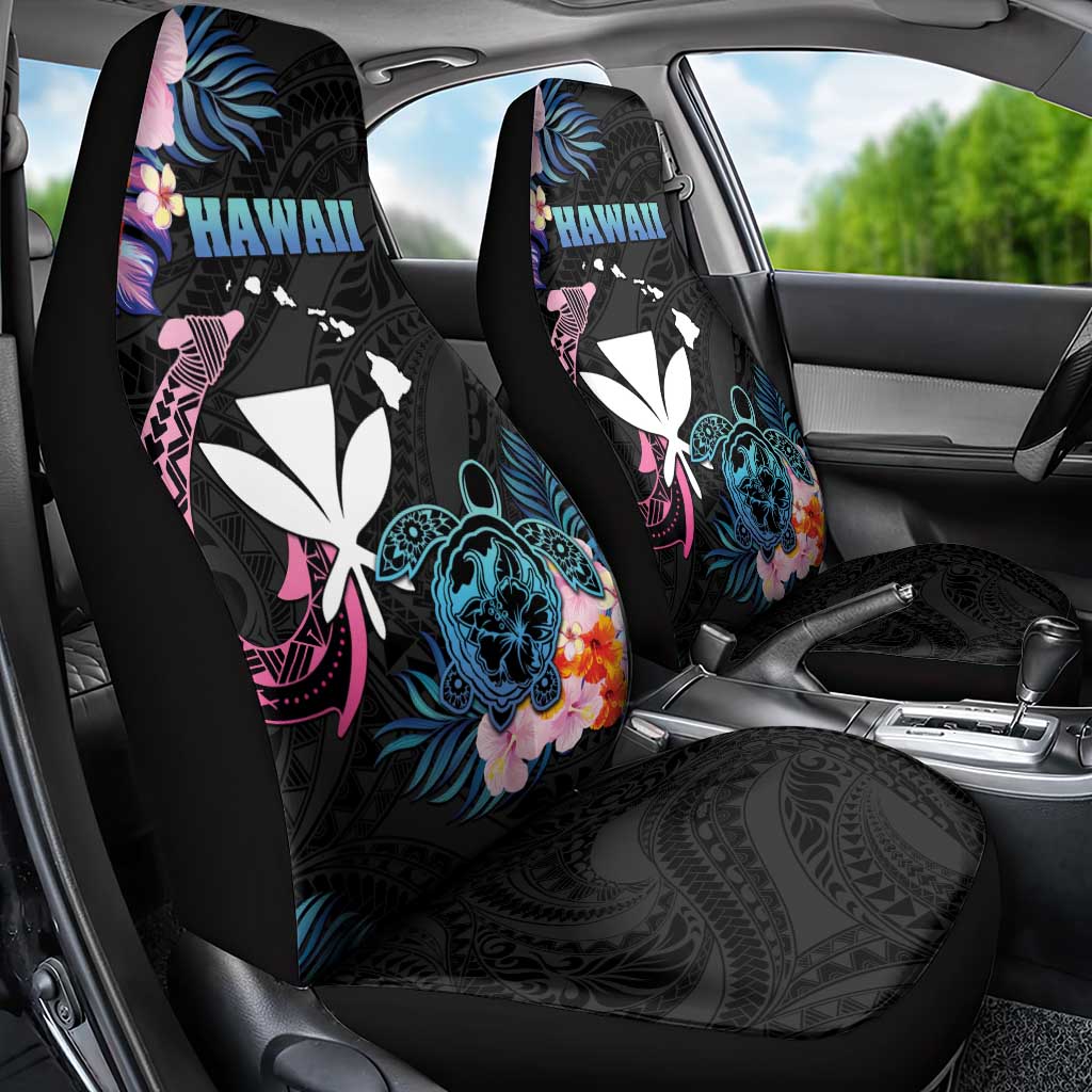 Hawaii Car Seat Cover Kanaka Maoli With Fish Hook