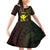 Personalised Hawaii Family Matching Off Shoulder Short Dress and Hawaiian Shirt Kanaka Maoli With Hammerhead Shark