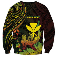 Personalised Hawaii Sweatshirt Kanaka Maoli With Hammerhead Shark