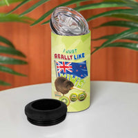New Zealand Kiwi 4 in 1 Can Cooler Tumbler I Just Really Like Kiwis