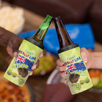 New Zealand Kiwi 4 in 1 Can Cooler Tumbler I Just Really Like Kiwis