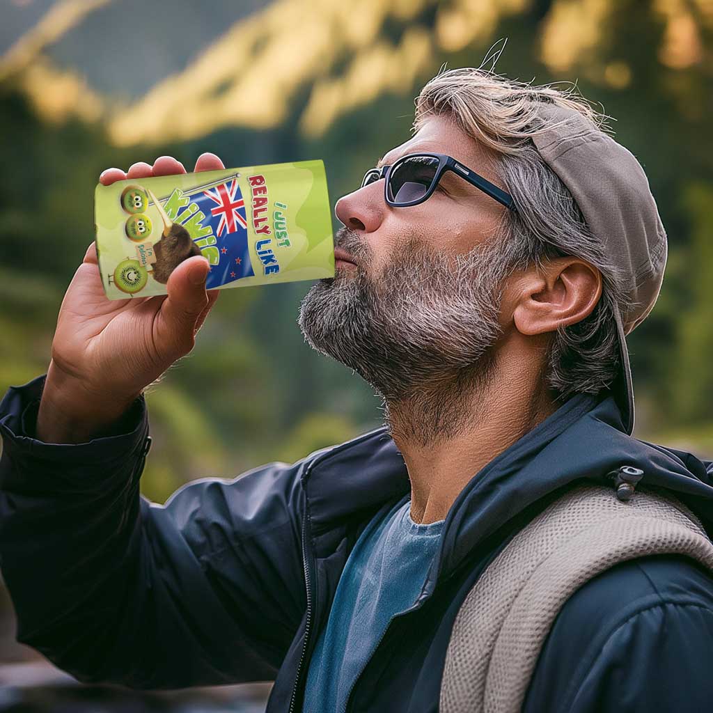 New Zealand Kiwi 4 in 1 Can Cooler Tumbler I Just Really Like Kiwis