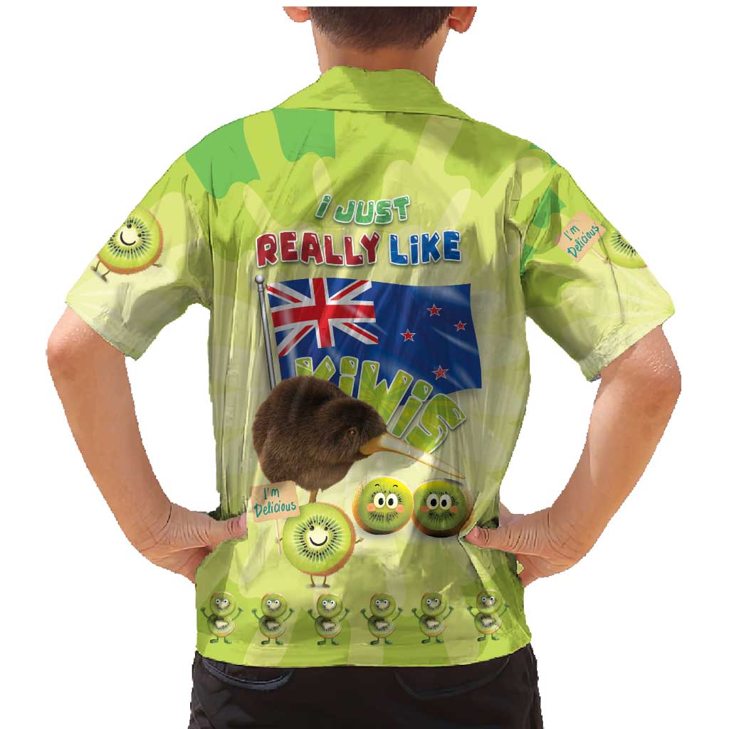 New Zealand Kiwi Family Matching Mermaid Dress and Hawaiian Shirt I Just Really Like Kiwis DT04 - Polynesian Pride