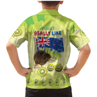 New Zealand Kiwi Family Matching Mermaid Dress and Hawaiian Shirt I Just Really Like Kiwis DT04 - Polynesian Pride