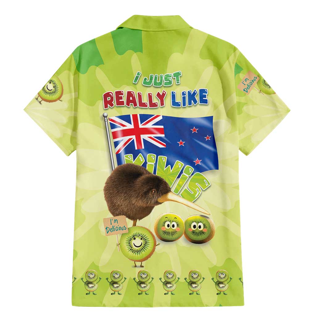 New Zealand Kiwi Family Matching Mermaid Dress and Hawaiian Shirt I Just Really Like Kiwis DT04 - Polynesian Pride