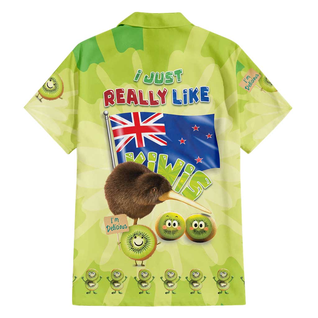 New Zealand Kiwi Family Matching Puletasi and Hawaiian Shirt I Just Really Like Kiwis DT04 - Polynesian Pride