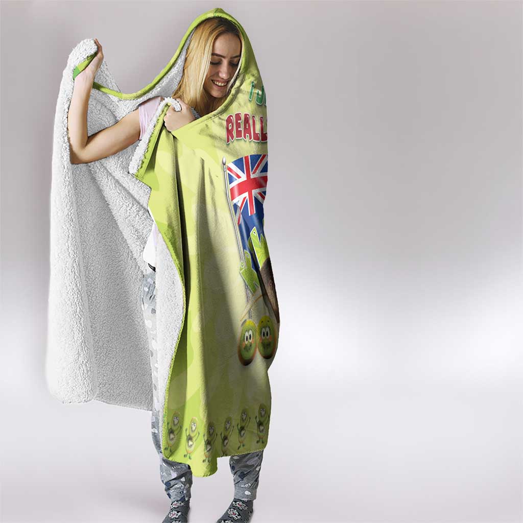New Zealand Kiwi Hooded Blanket I Just Really Like Kiwis